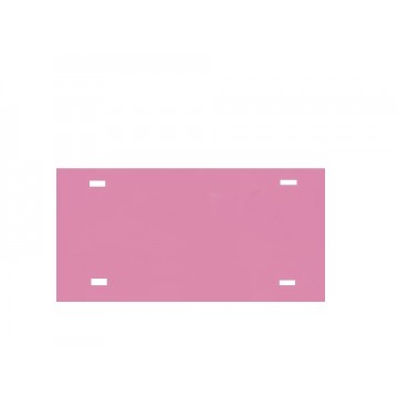 Pink Acrylic Mirror License Plate